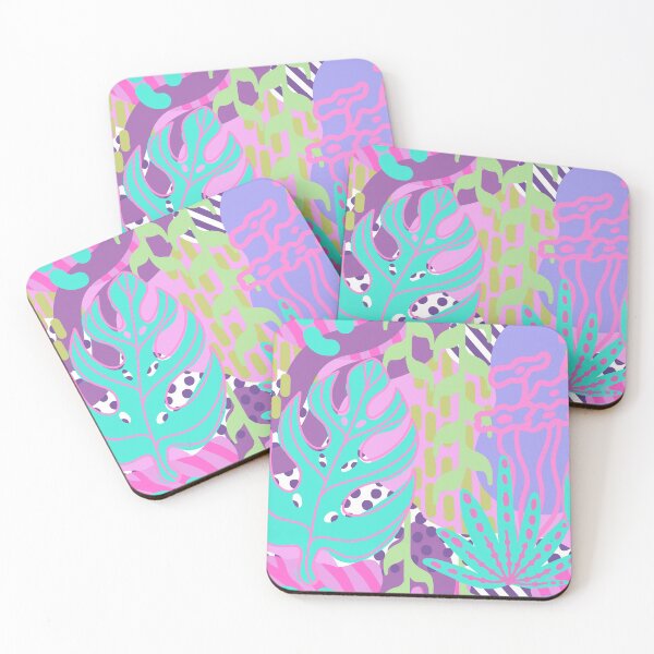Item preview, Tropical Pastels Pattern designed and sold by The Art of Teena Sauvola.