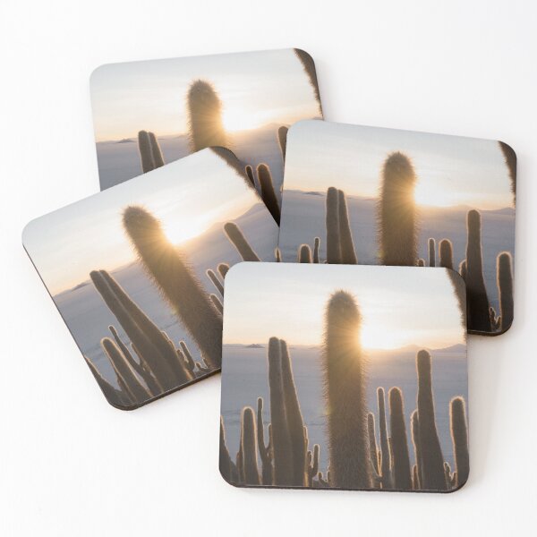 Item preview, Salar de Uyuni salt flats cactus | Bolivia designed and sold by photofelix-.