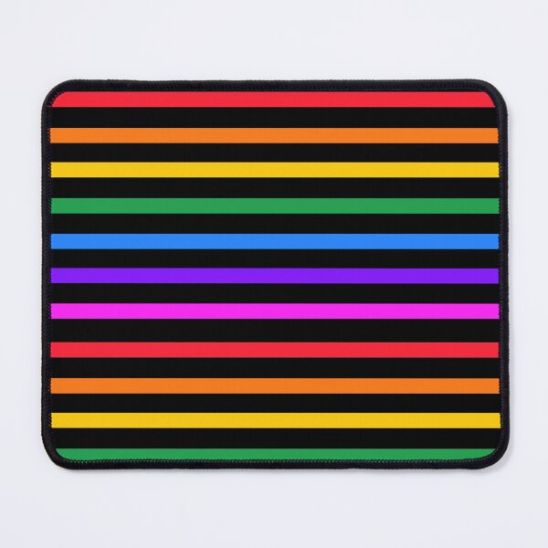 Item preview, Black and rainbow stripes - horizontal designed and sold by LittleBettyMakes.