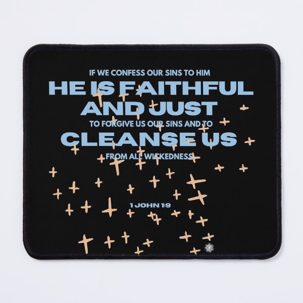 Item preview, He is faithful and just : 1 John 1:9 designed and sold by DandelionSeeds.