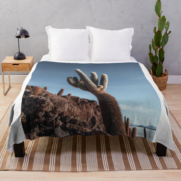 Item preview, Salar de Uyuni salt flats cactus | Bolivia designed and sold by photofelix-.