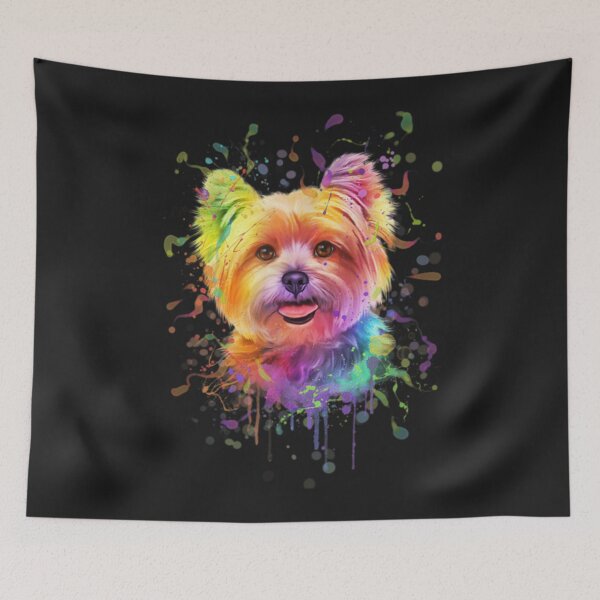 Item preview, Splash Art Yorkie Dog Lover designed and sold by StarcyWol.