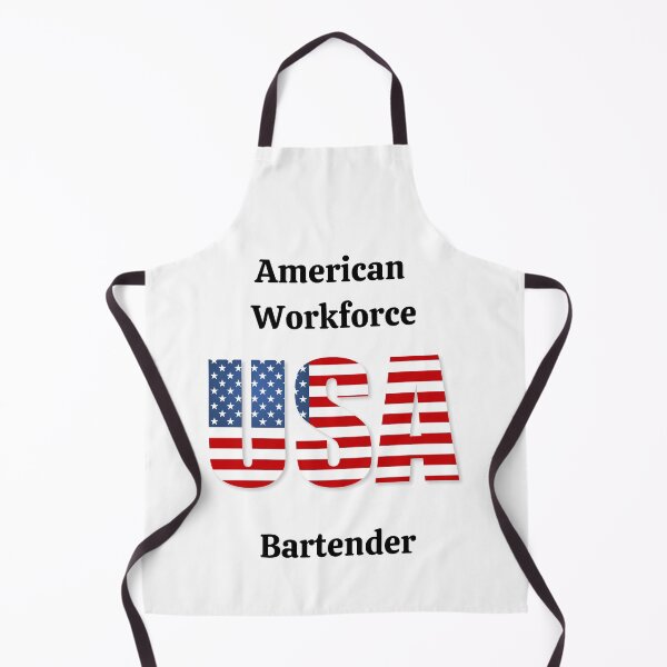 Item preview, American Workforce Bartender designed and sold by SloganExpress.