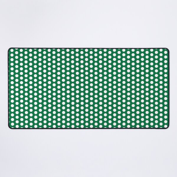 Item preview, White polkadots on deep green designed and sold by LittleBettyMakes.