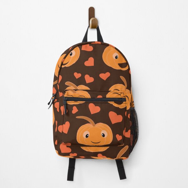 Item preview, Cute funny pumpkins pattern with heart shapes designed and sold by Yasminepatterns .