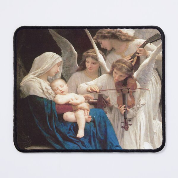 Item preview, William-Adolphe Bouguereau's Song of the Angels designed and sold by mosfunky.