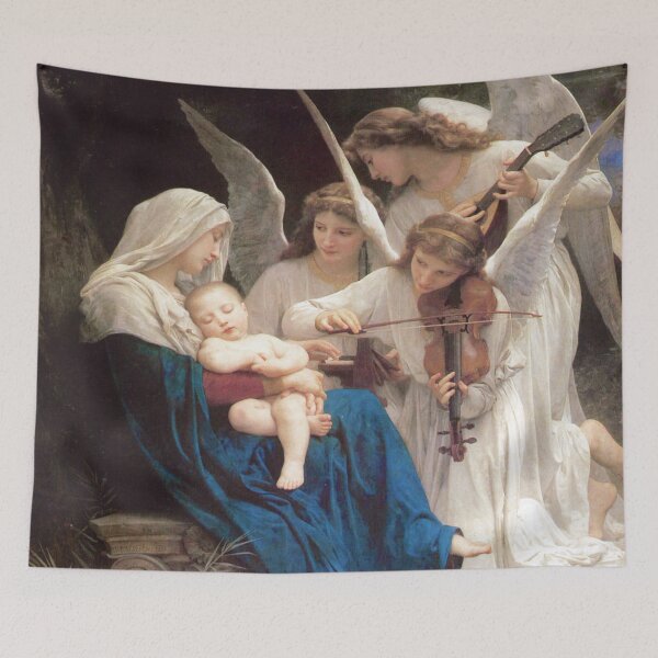 Item preview, William-Adolphe Bouguereau's Song of the Angels designed and sold by mosfunky.