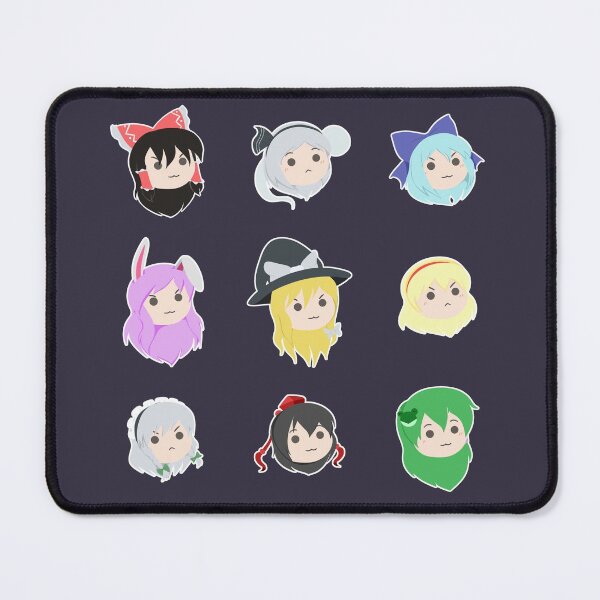 Item preview, Touhou Headcuties [Estampado] (Transparent Version) designed and sold by DiscordChan.