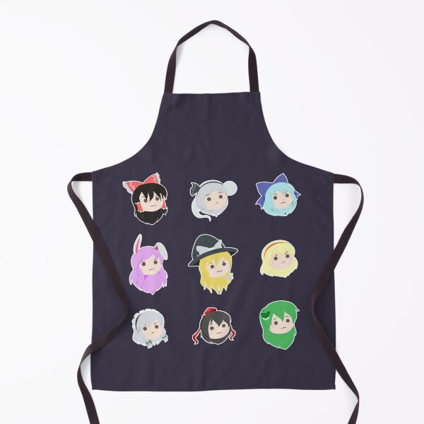 Item preview, Touhou Headcuties [Estampado] (Transparent Version) designed and sold by DiscordChan.