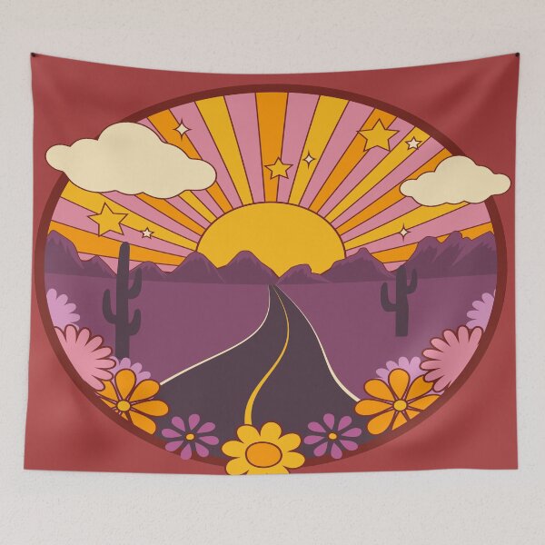 Item preview, Dia De los Muertos Cempasuchil Flowers Mountain Sunset designed and sold by LMcDs.