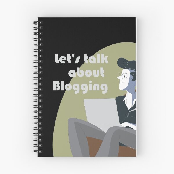 Item preview, A blogger writing a blog designed and sold by coffeeapparel.