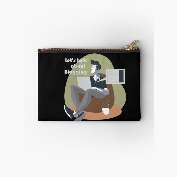Item preview, A blogger writing a blog designed and sold by coffeeapparel.