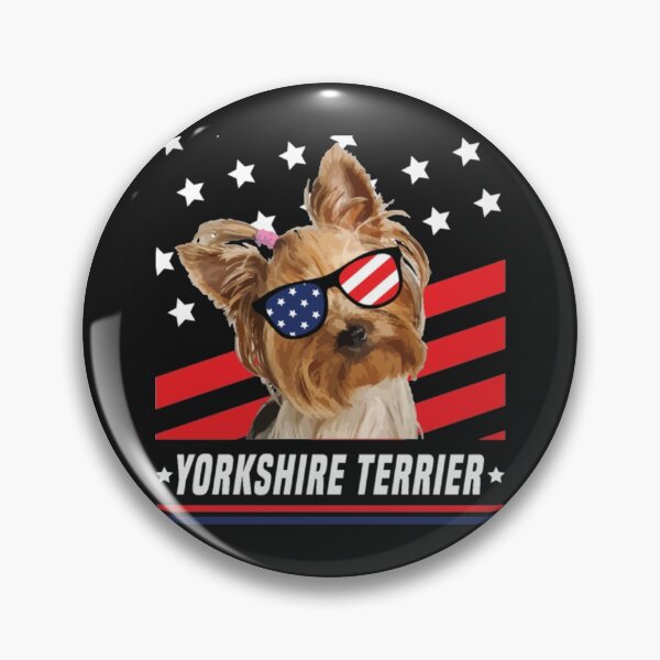 Item preview, Yorkshire Terrier American Flag designed and sold by StarcyWol.