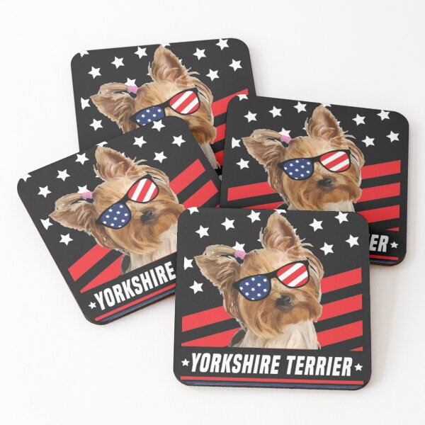 Item preview, Yorkshire Terrier American Flag designed and sold by StarcyWol.