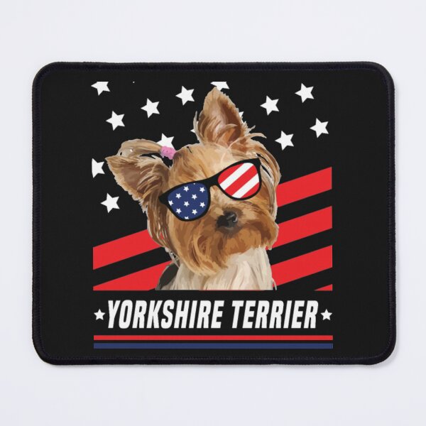 Item preview, Yorkshire Terrier American Flag designed and sold by StarcyWol.