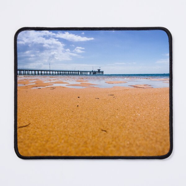 Item preview, Glistening sand with Point Lonsdale Jetty in the background designed and sold by James-Cole.
