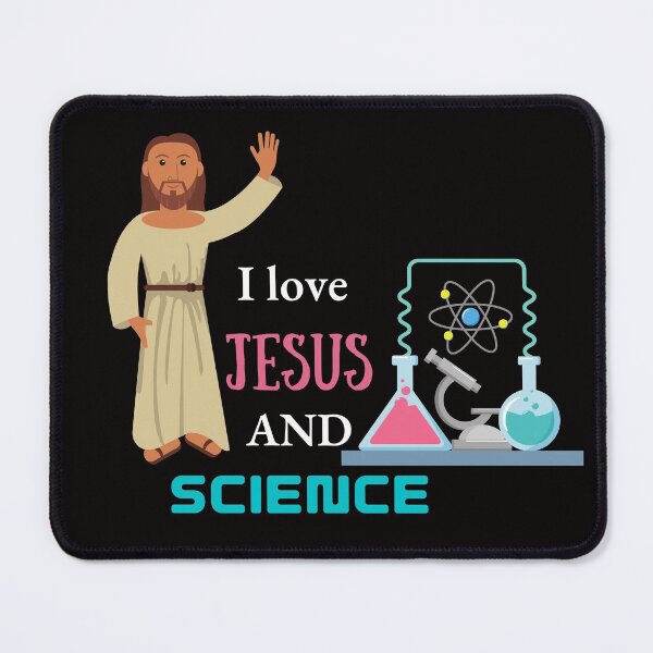 Item preview, I love Jesus AND Science designed and sold by CheekyGrace.