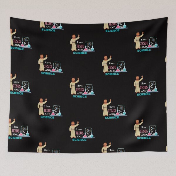 Item preview, I love Jesus AND Science designed and sold by CheekyGrace.