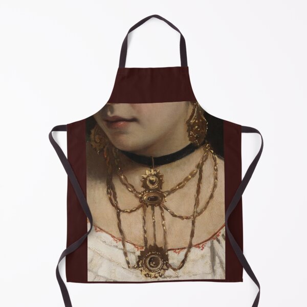 Item preview, Woman Wearing Chocker Renaissance Painting designed and sold by Bellathewilde.
