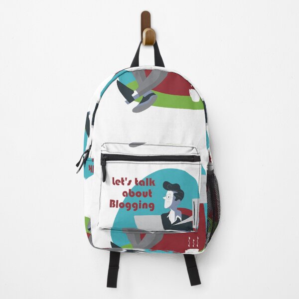 Item preview, A blogger writing a blog on laptop designed and sold by coffeeapparel.