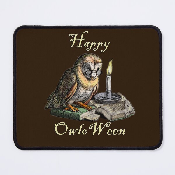 Item preview, Happy Owloween Reading Owl Book Lover designed and sold by tamdevo1.