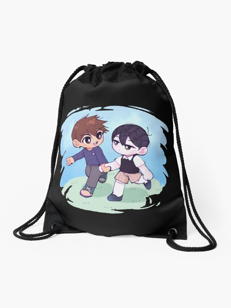 omori' Cotton Drawstring Bag