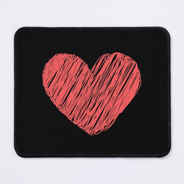 Item preview, Cute Scribble Heart Couple designed and sold by nomu-nomu.