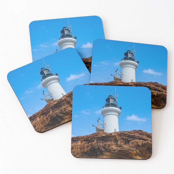 Item preview, Point Lonsdale Lighthouse standing tall on a rocky cliff edge. designed and sold by James-Cole.