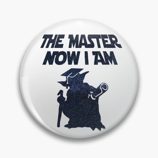 Item preview, The master now I am graduation gift - Master Yoda silhouette designed and sold by OffTheRock.