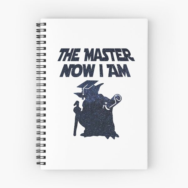 Item preview, The master now I am graduation gift - Master Yoda silhouette designed and sold by OffTheRock.