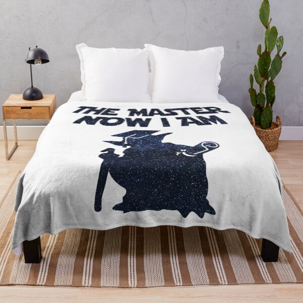Item preview, The master now I am graduation gift - Master Yoda silhouette designed and sold by OffTheRock.