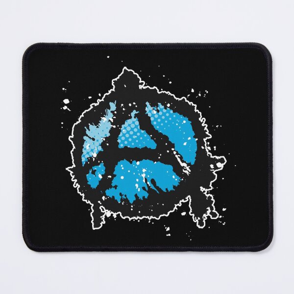 Item preview, Anarchy Symbol in Blue designed and sold by iscaStudioArt.
