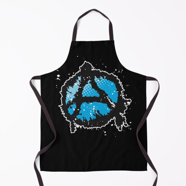 Item preview, Anarchy Symbol in Blue designed and sold by iscaStudioArt.