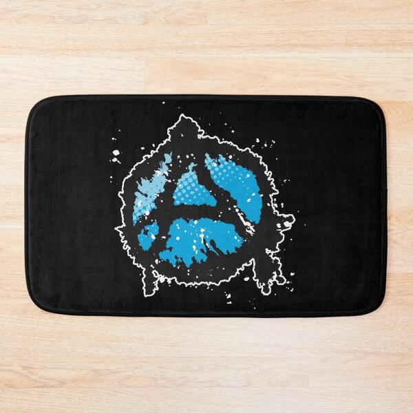Item preview, Anarchy Symbol in Blue designed and sold by iscaStudioArt.
