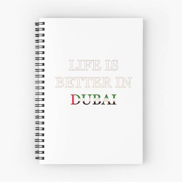 Item preview, LIFE IS BETTER IN DUBAI - Quote with UAE Flag designed and sold by Drecksseite.