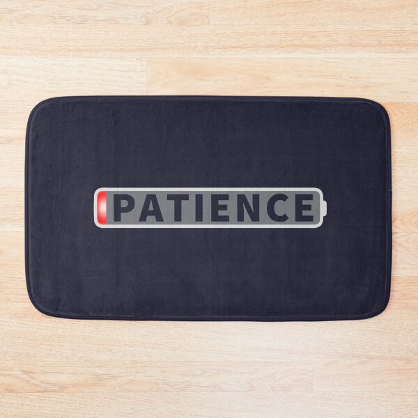Item preview, Patience One Percent - Funny Impatient Mood Sign designed and sold by ViewerEqualsPhoton.