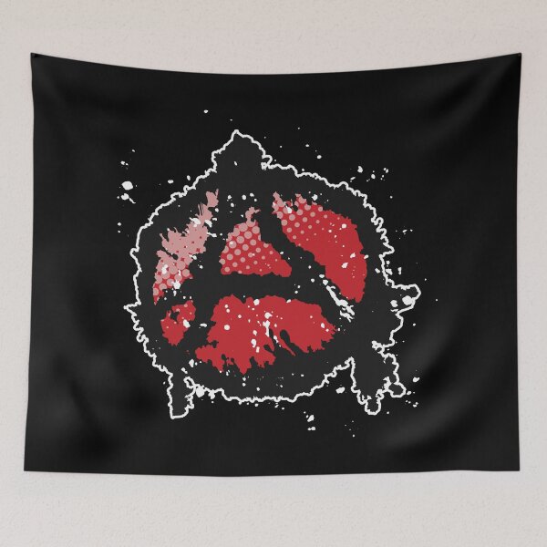 Item preview, Anarchy Symbol in Red designed and sold by iscaStudioArt.