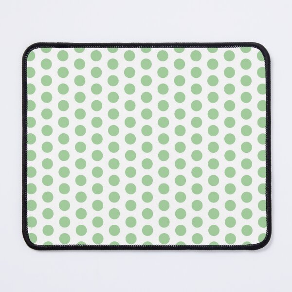 Item preview, Green polkadots on white designed and sold by LittleBettyMakes.