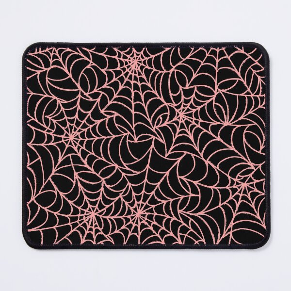 Item preview, Pink on Black Spooky Spiderwebs designed and sold by Lindsey Seymour.