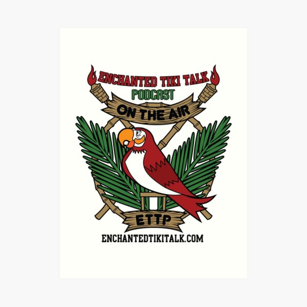 Tiki Talk Pyre Art Print