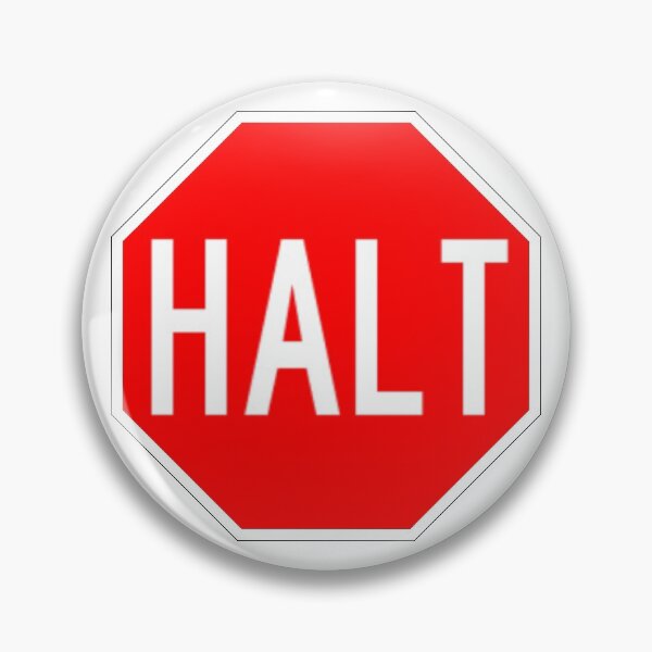 Item preview, HALT Traffic Sign designed and sold by pinkberryarts.