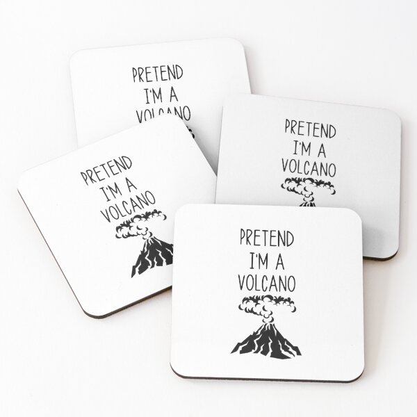 Item preview, volcano funny sarcastic saying offended Pretend I'm a volcano Meme Gift for Best Friend boyfriend girlfriend designed and sold by joygift369.