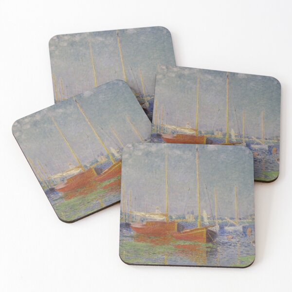 Item preview, Claude Monet's Argenteuil (Red Boats) designed and sold by mosfunky.