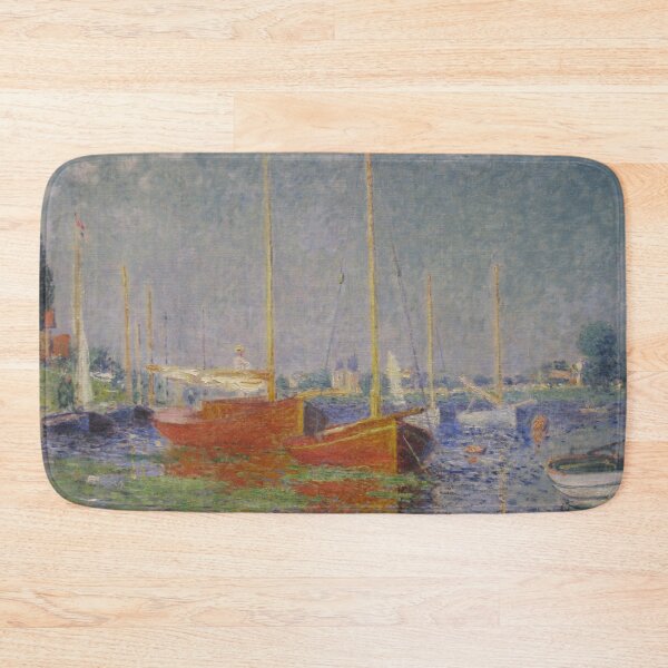 Item preview, Claude Monet's Argenteuil (Red Boats) designed and sold by mosfunky.
