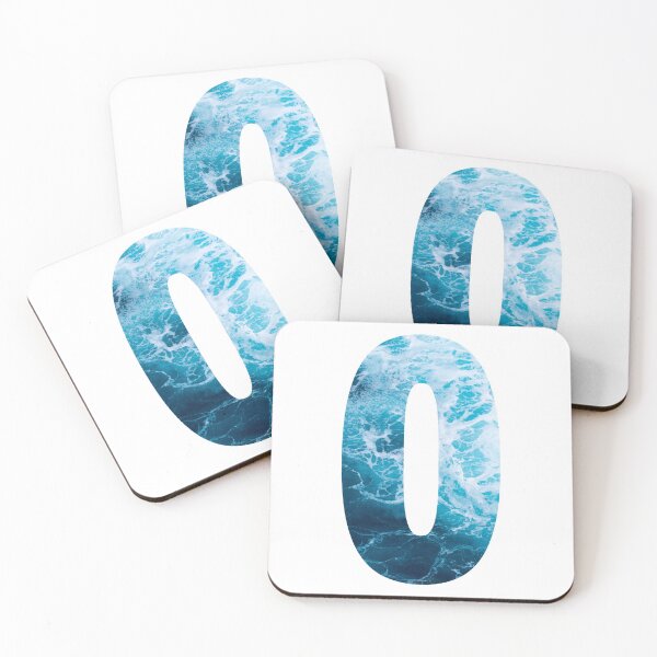 Item preview, Ocean Waves Number 0 designed and sold by LiveAndGlow.