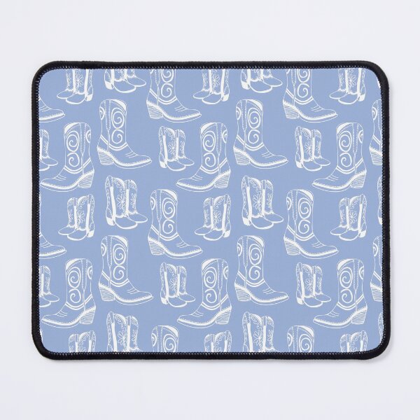 Item preview, Blue and white cowboy boots designed and sold by LittleBettyMakes.