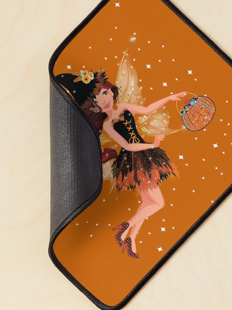 Thumbnail 2 of 5, Mouse Pad, Gigi The Chic Magical Fairy's Halloween Costume™ designed and sold by TeelieTurner.