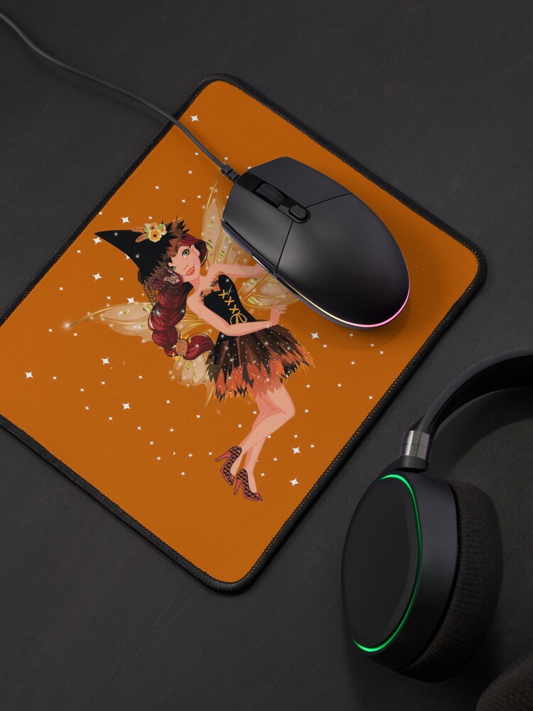 Thumbnail 4 of 5, Mouse Pad, Gigi The Chic Magical Fairy's Halloween Costume™ designed and sold by TeelieTurner.