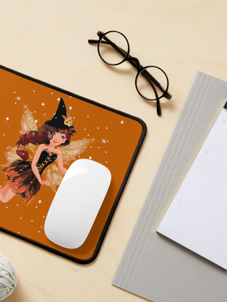 Thumbnail 3 of 5, Mouse Pad, Gigi The Chic Magical Fairy's Halloween Costume™ designed and sold by TeelieTurner.