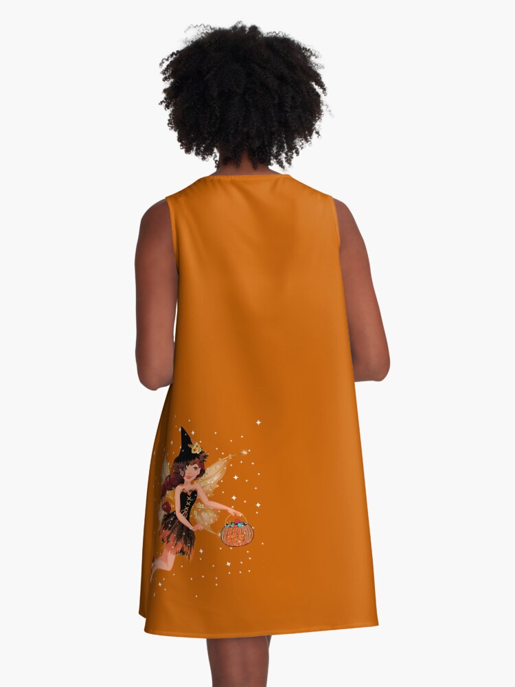 Thumbnail 3 of 4, A-Line Dress, Gigi The Chic Magical Fairy's Halloween Costume™ designed and sold by TeelieTurner.